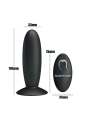 Plug Anal con Control Remoto Color Negro Plug Anal con Control Remoto Color Negro