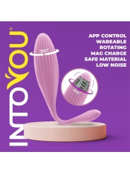 Huevo Vibrador con Bolas Internas con Rotacion y APP USB