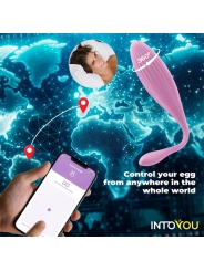 Huevo Vibrador con Bolas Internas con Rotacion y APP USB