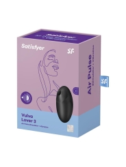 Vulva Lover 3 Succionador de Clitoris Negro