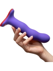 Bouncer Dildo con Bolas Internas Flashy Purple