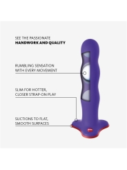 Bouncer Dildo con Bolas Internas Flashy Purple