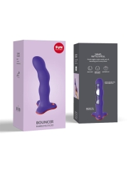 Bouncer Dildo con Bolas Internas Flashy Purple