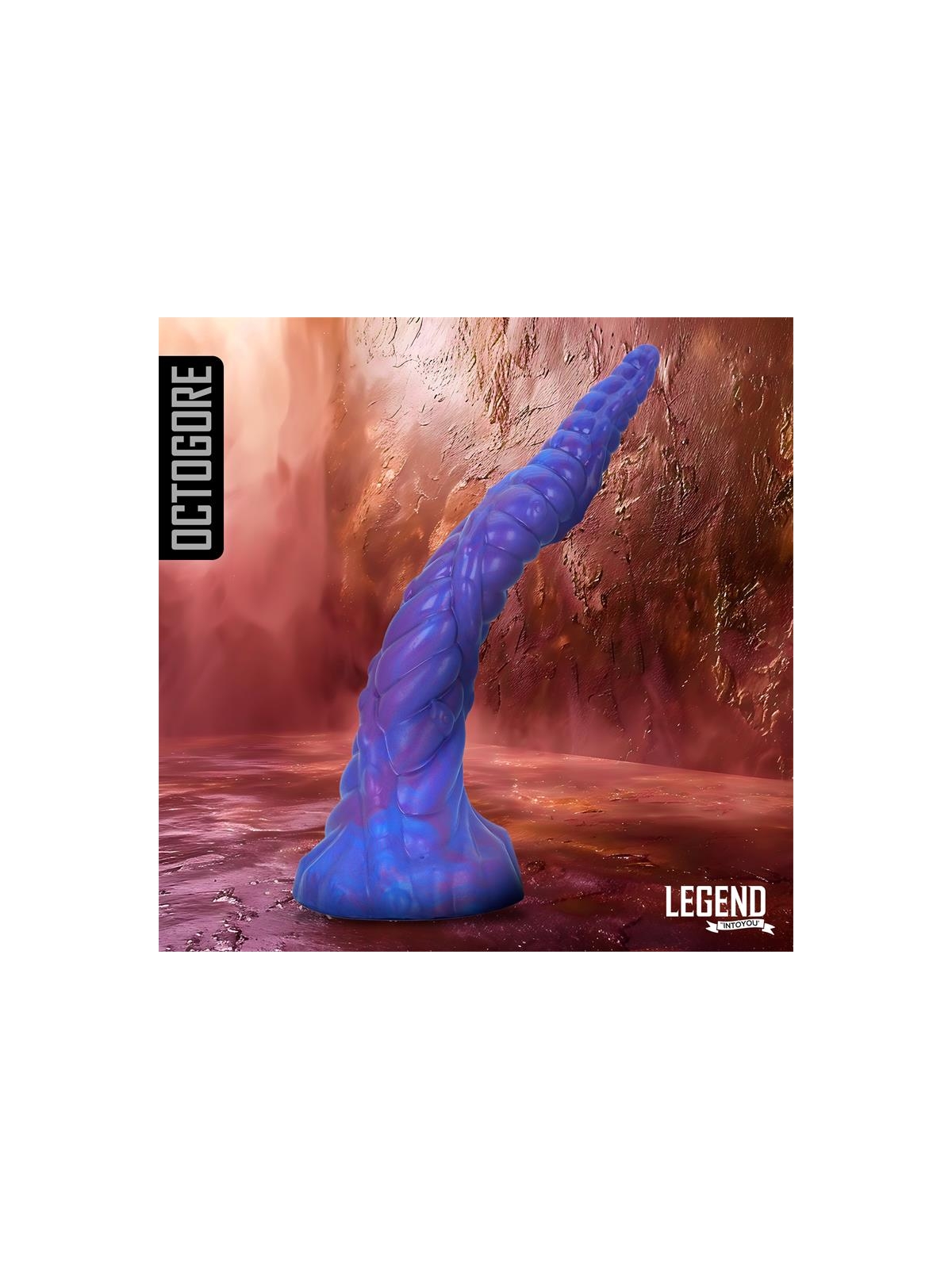 Octogore Dildo Unicornio Silicona Liquida 28 cm