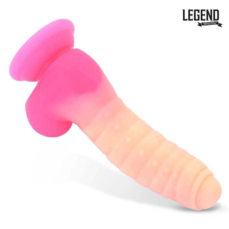 Scalidor Dildo Unicorn Brilla en la Oscuridad Silicona Liquida 18 cm