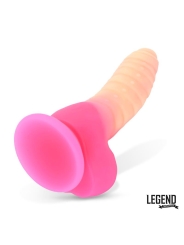 Scalidor Dildo Unicorn Brilla en la Oscuridad Silicona Liquida 18 cm