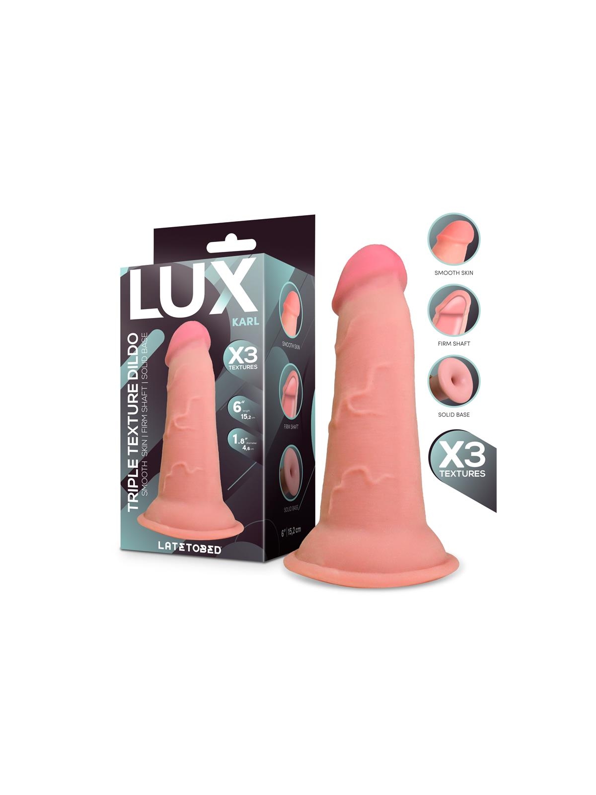 Karl Dildo Triple Texture 6