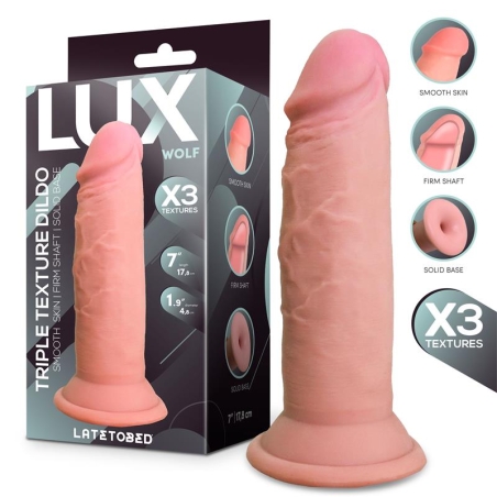 Wolf Dildo Triple Texture 7