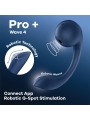 Pro Wave 4 Succionador con Satisfyer Connect App Dark Blue