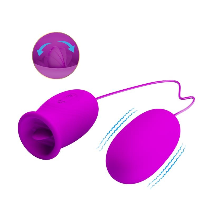 Daisy Huevo Vibrador y Estimulador con Lengua Daisy Huevo Vibrador y Estimulador con Lengua