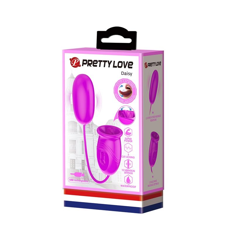 Daisy Huevo Vibrador y Estimulador con Lengua Daisy Huevo Vibrador y Estimulador con Lengua