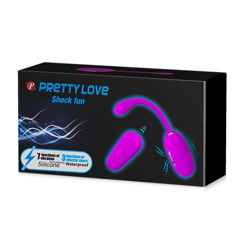 Shock Fun Huevo Vibrador con Electro Shock y Control Remoto Shock Fun Huevo Vibrador con Electro Shock y Control Remoto