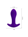 Estimulador Anal con Vibracion Purpura Estimulador Anal con Vibracion Purpura