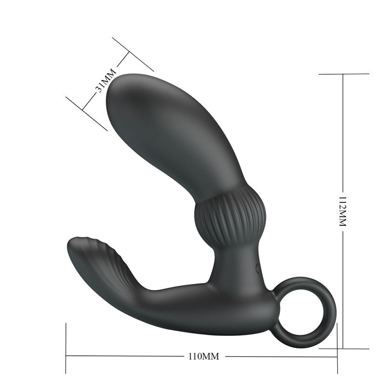 Masajeador Prostatico Cayla Negro Masajeador Prostatico Cayla Negro