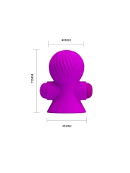 Funda para los Pezones con Vibracion Rosa