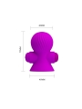 Funda para los Pezones con Vibracion Rosa