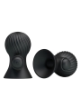 Funda para los Pezones con Vibracion Negro