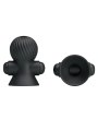 Funda para los Pezones con Vibracion Negro