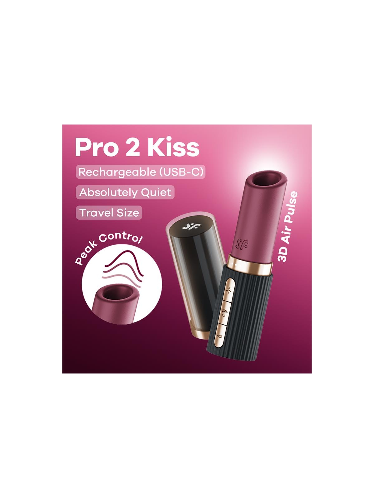 Pro 2 Kiss Air Pulse Vibrator