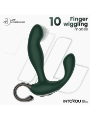 Greeny Masajeador Prostatico con Finger Wiggling y App