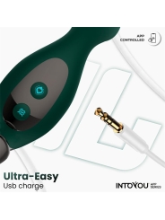 Greeny Masajeador Prostatico con Finger Wiggling y App