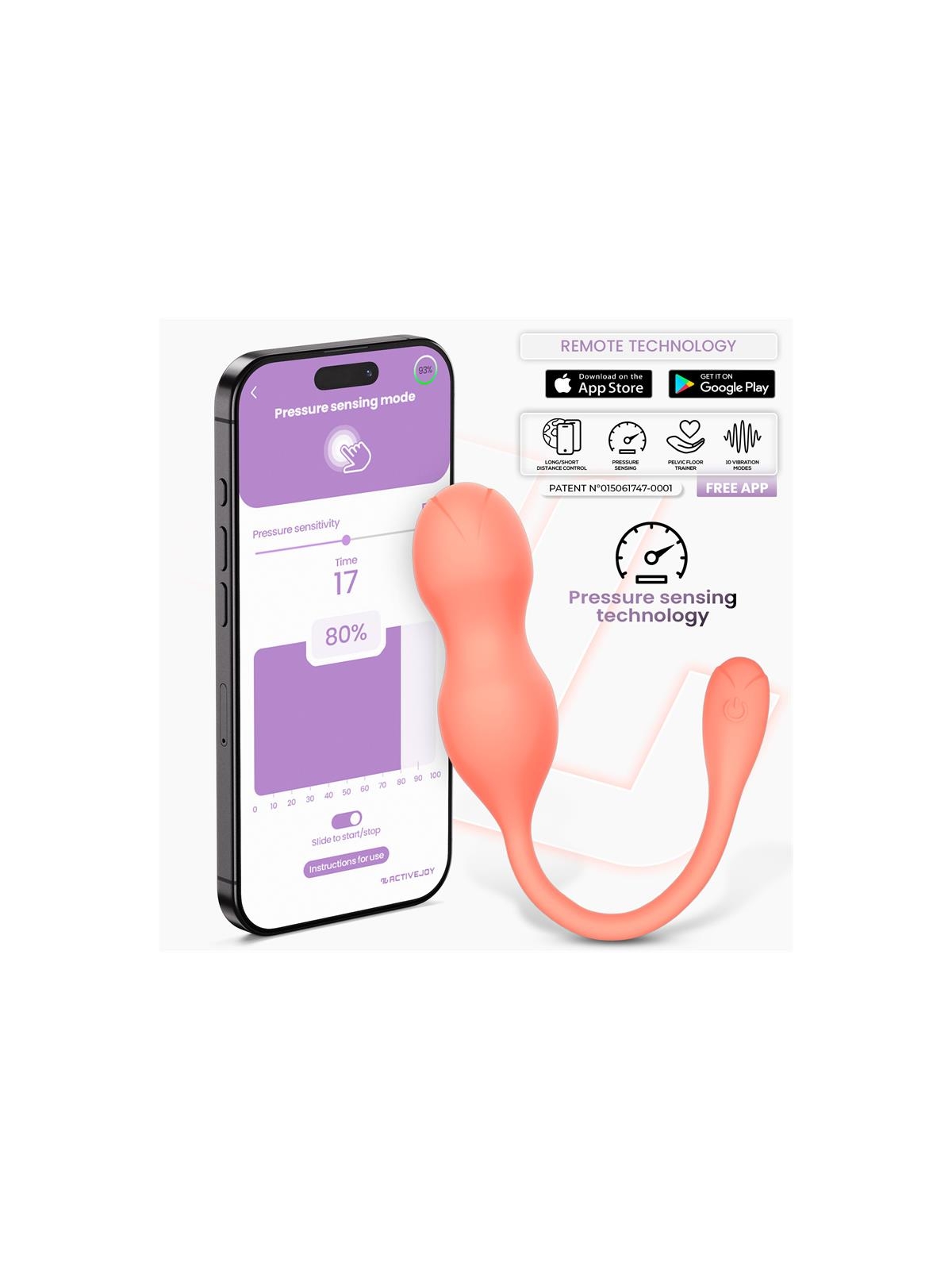 Kyra Entrenador de Suelo Pelvico con Sensor de Presion y APP