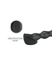 Yale Plug Anal con Vibracion Negro