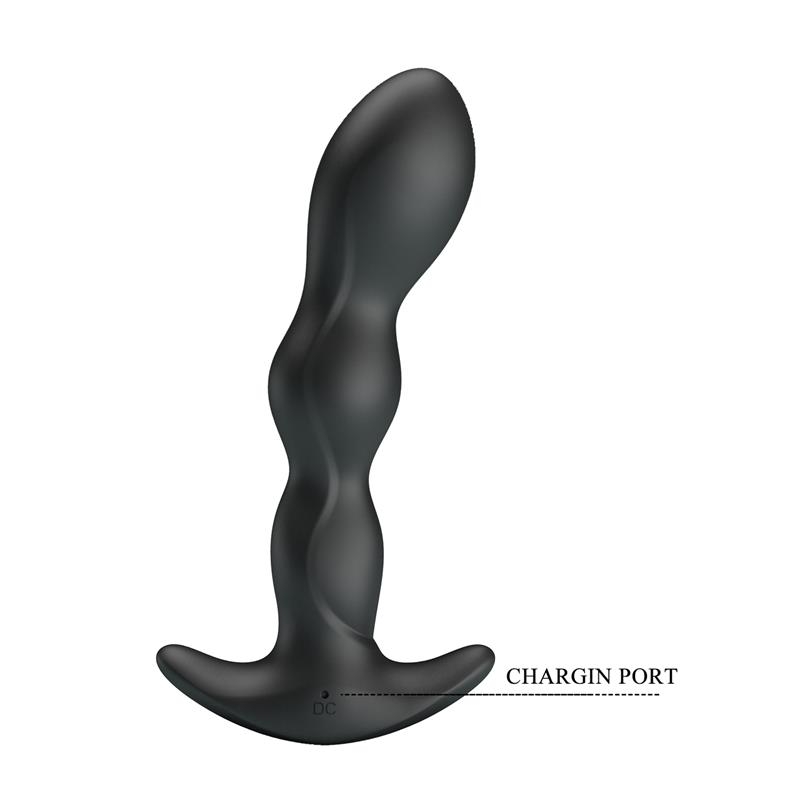 Yale Plug Anal con Vibracion Negro Yale Plug Anal con Vibracion Negro