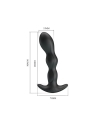 Yale Plug Anal con Vibracion Negro Yale Plug Anal con Vibracion Negro