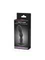 Yale Plug Anal con Vibracion Negro Yale Plug Anal con Vibracion Negro