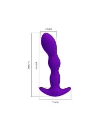 Yale Plug Anal con Vibracion Purpura