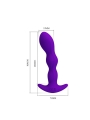 Yale Plug Anal con Vibracion Purpura Yale Plug Anal con Vibracion Purpura