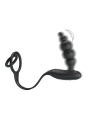 Plug Anal con Anillo para el Pene con Vibracion