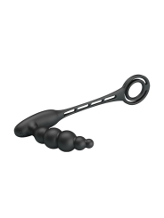 Plug Anal con Anillo para el Pene con Vibracion