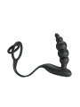 Plug Anal con Anillo para el Pene con Vibracion