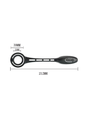 Plug Anal con Anillo para el Pene con Vibracion