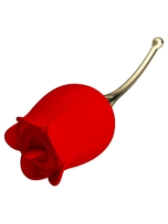 Rose Lover Estimulador con Vibracion y Licking