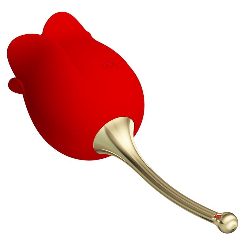 Rose Lover Estimulador con Vibracion y Licking Rose Lover Estimulador con Vibracion y Licking