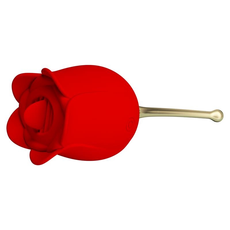 Rose Lover Estimulador con Vibracion y Licking Rose Lover Estimulador con Vibracion y Licking