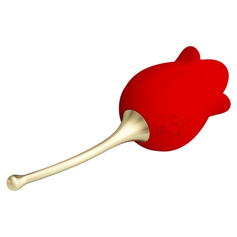 Rose Lover Estimulador con Vibracion y Licking Rose Lover Estimulador con Vibracion y Licking