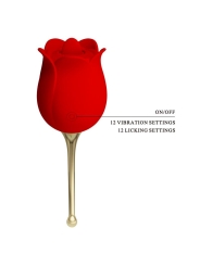 Rose Lover Estimulador con Vibracion y Licking