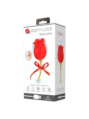 Rose Lover Estimulador con Vibracion y Licking