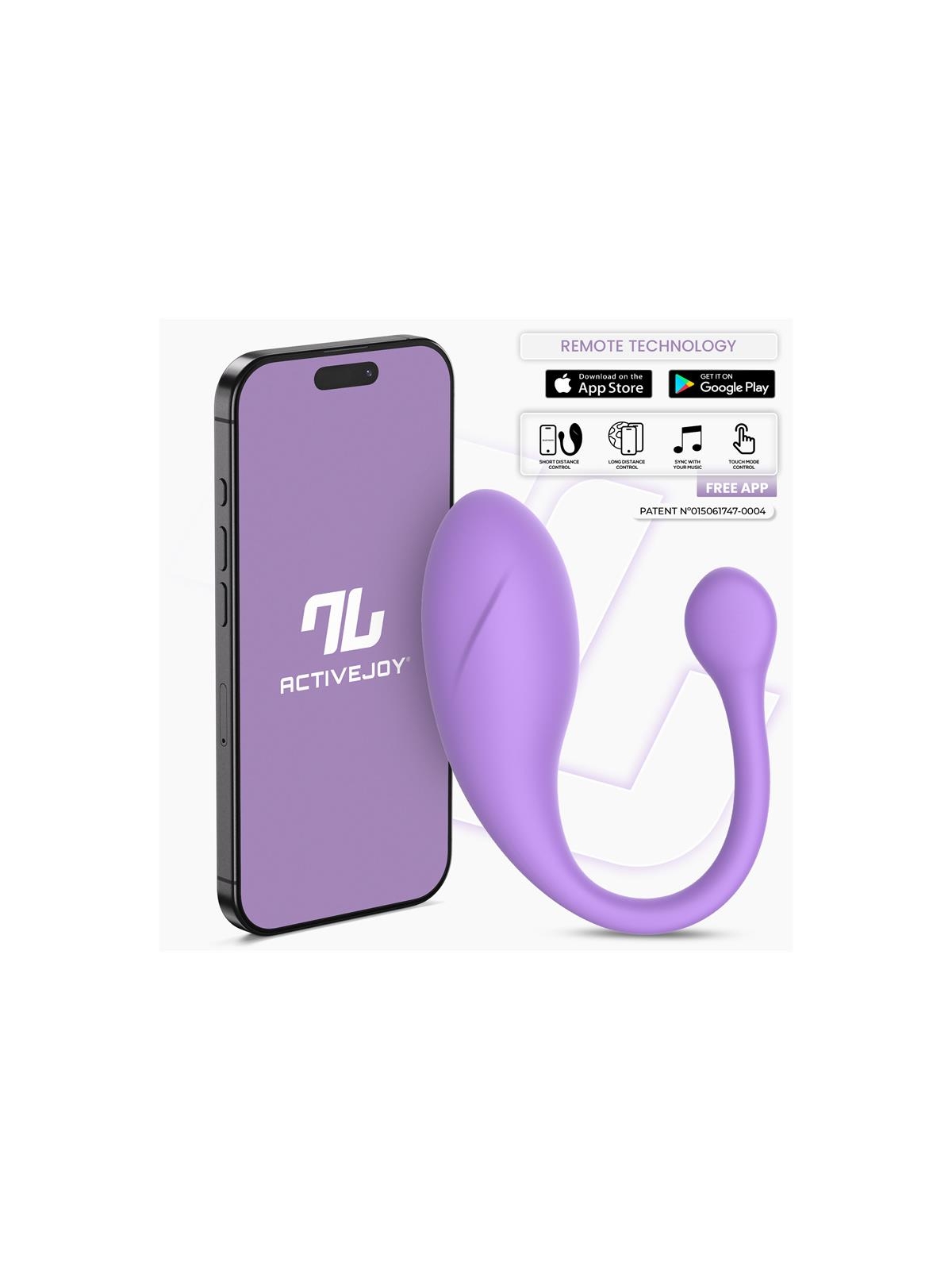 Bulby Huevo Vibrador con APP Lavanda