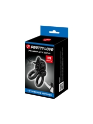 Passionate Anillo Doble para el Pene con Vibracion