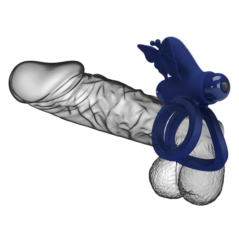 Anillo Doble para el Pene con Vibracion Anillo Doble para el Pene con Vibracion