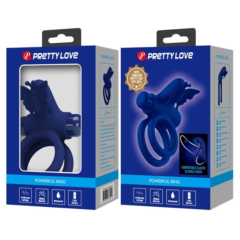 Anillo Doble para el Pene con Vibracion Anillo Doble para el Pene con Vibracion