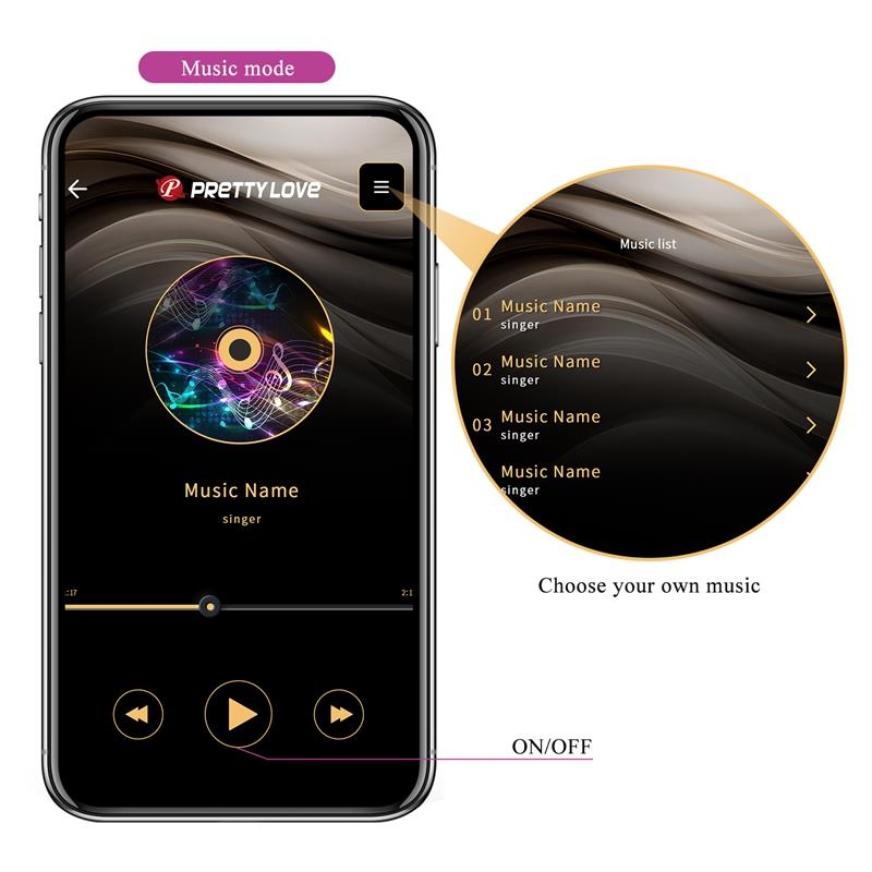 Aari Juguete para Parejas con Vibracion y Golpeteo y APP Aari Juguete para Parejas con Vibracion y Golpeteo y APP