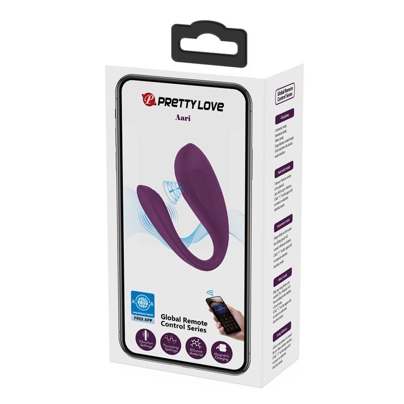 Aari Juguete para Parejas con Vibracion y Golpeteo y APP Aari Juguete para Parejas con Vibracion y Golpeteo y APP
