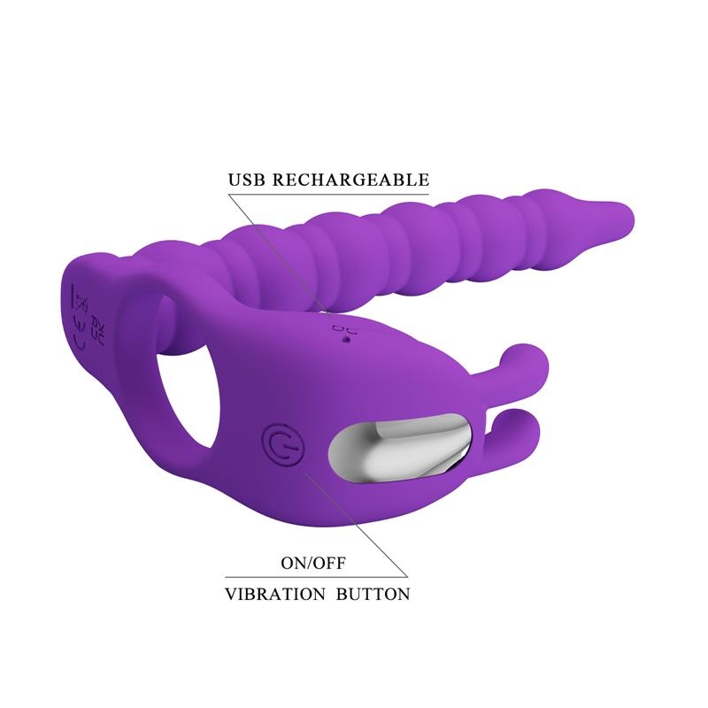 Blackney Anillo para el Pene con Vibacion Blackney Anillo para el Pene con Vibacion