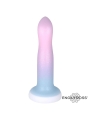 Dildo Silicona Liquida Color Degrado con Ventosa 136 cm